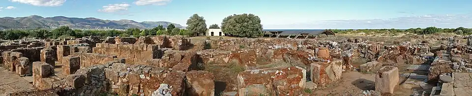 Pohled na vykopávky