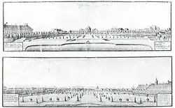 Palác Czernin-Althan kolem roku 1720