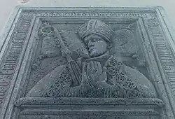 Hrob vzdoropapeže Klementa VIII. v katedrále v Palma de Mallorca