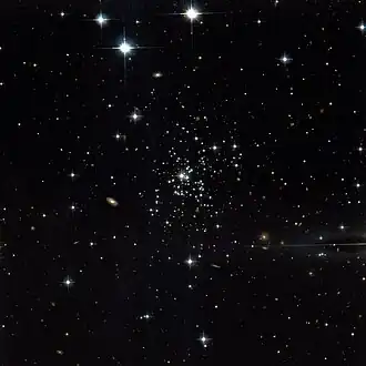 Hvězdokupa Palomar 1 na snímku Hubbleova vesmírného dalekohledu