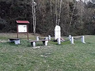 Památník Jana Žižky u Nekmíře připomínající bitvu