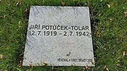 Památník Jiřího Potůčka-Tolara v Břasích