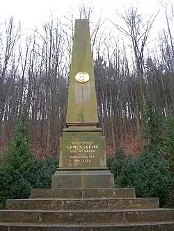 Památník J. A. Komenského v Klopotech