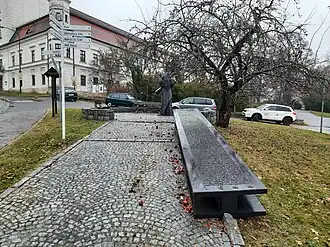 Památník Valašského povstání nedaleko vsetínského zámku