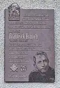 František Kynych - pamětní deska