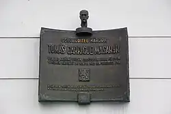 Pamětní deska Tomáše Garrigue Masaryka