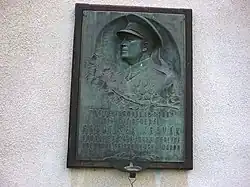 Pamětní deska na rodném domě