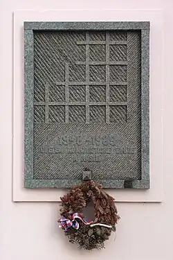 Pamětní deska obětem komunismu