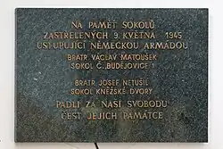 Pamětní deska sokolům