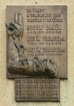 Pamětní deska sokolům