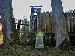 Místní pamětní kříž