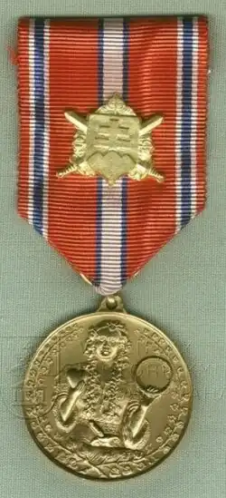 Pamětní medaile Za věrnost a brannost - avers