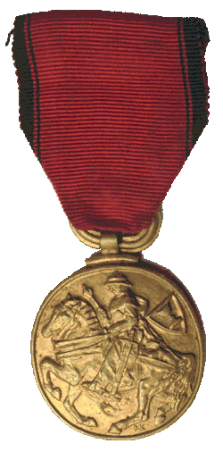 Pamětní medaile dělostřelectva čs. vojska na Rusi - avers