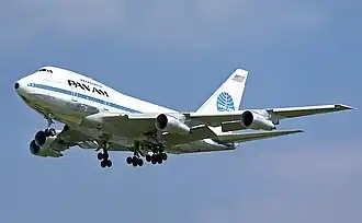 Boeing 747SP „Clipper Fleetwing Fitzgerald“ aerolinek Pan Am