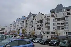 Panelový dům v Dašické ulici na Slovanech