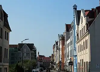 Ulice Panieńska směrem k ulici Księcia Mściwoja II, 2020