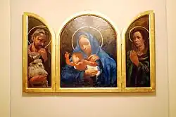 Panna Marie s Ježíškem, Anna a Jáchym[38]