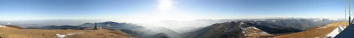 Vrcholové panorama ze dne 14. ledna 2005