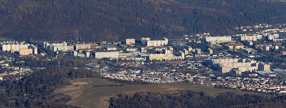 Panorama Sniny, pohled ze Sninského kameňa