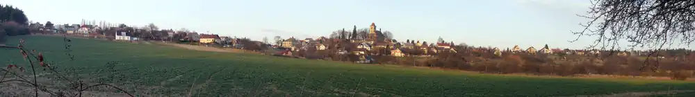 Panorama od Paceřic - situace březen 2012