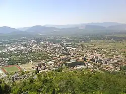 Letecký pohled na Ljubuški