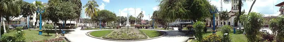 Panoráma hlavního náměstí v Iquitos