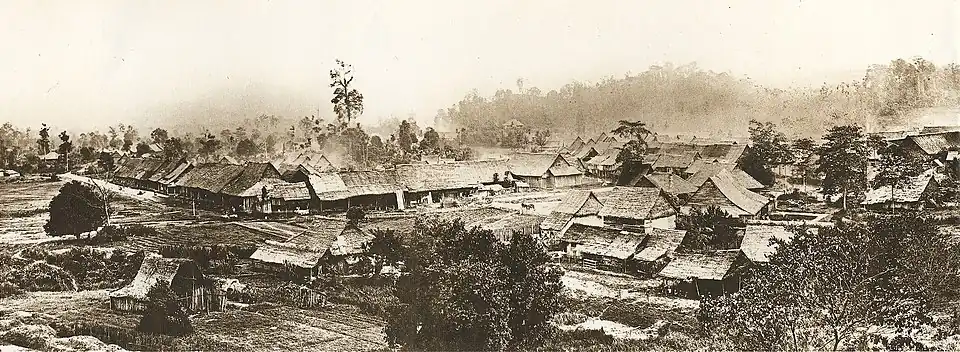 Gustav Richard Lambert: Panorama Kuala Lumpur, 1884