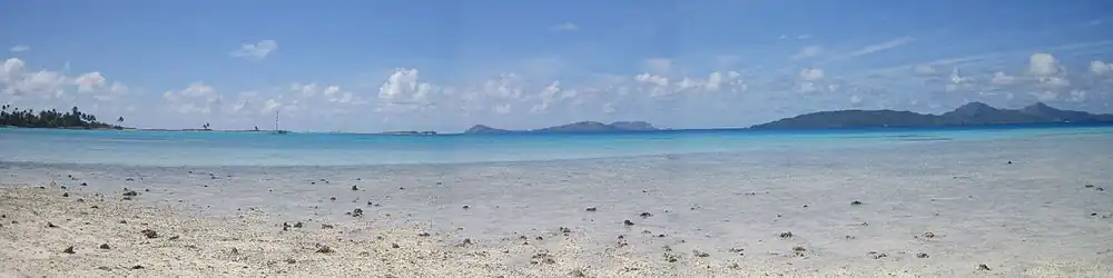 Panoramatický pohled na hlavní lagunu