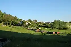 Panská Tisovnice ze silnice od Mezihoří