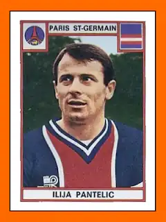 Pantelić jako hráč francouzského klubu Paris Saint-Germain v roce 1976
