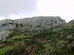 Vápencový hřeben Rocche del Crasto