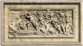 Přechod přes most v Arcole