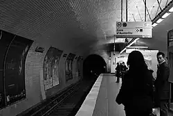 Nástupiště linky 10