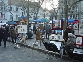 Malíři na Place du Tertre