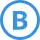 B