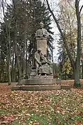 Park Smetanovy sady, socha Bedřicha Smetany.JPG