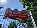 Uliční cedule Park Willyho Brandta