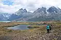 Výhled na Cordilleru del Paine, Laguna Larga