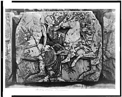 Part of Frieze. Parthenon, Athény