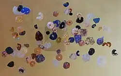 Kolekce páteříků vyráběných a nalezených v okolí Kvildy