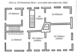 Patro hlavní budovy (I)