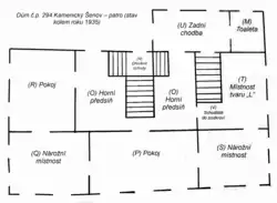 Dřevěné patro domu