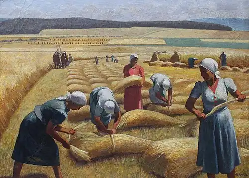 Obraz žní (konec 30. let)