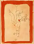 Paul Klee, Duch servíruje malou snídani, anděl přináší objednané, 1920