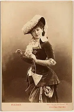 P. Nadar, Portrét dívky, asi 1885