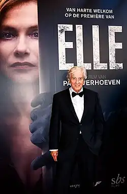 Paul Verhoeven na premiéře v Amsterdamu