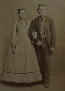 Rodiče Emmy: Pauline (Pavlína) Svobodová a Anton (Antonín) Svoboda (cca 1870)