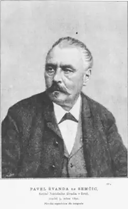 Pavel Švanda ze Semčic, 1891