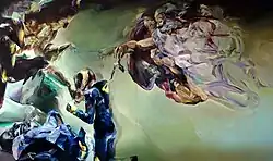 Pavel Vašíček, Hrdinova anamnéza, olej na plátně 2 x 220 x 180 cm, 2009