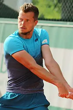 Adam Pavlásek na French Open 2018